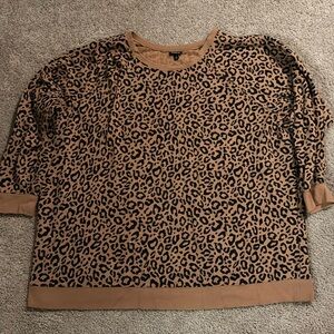 Torrid Leopard Print Sweatshirt